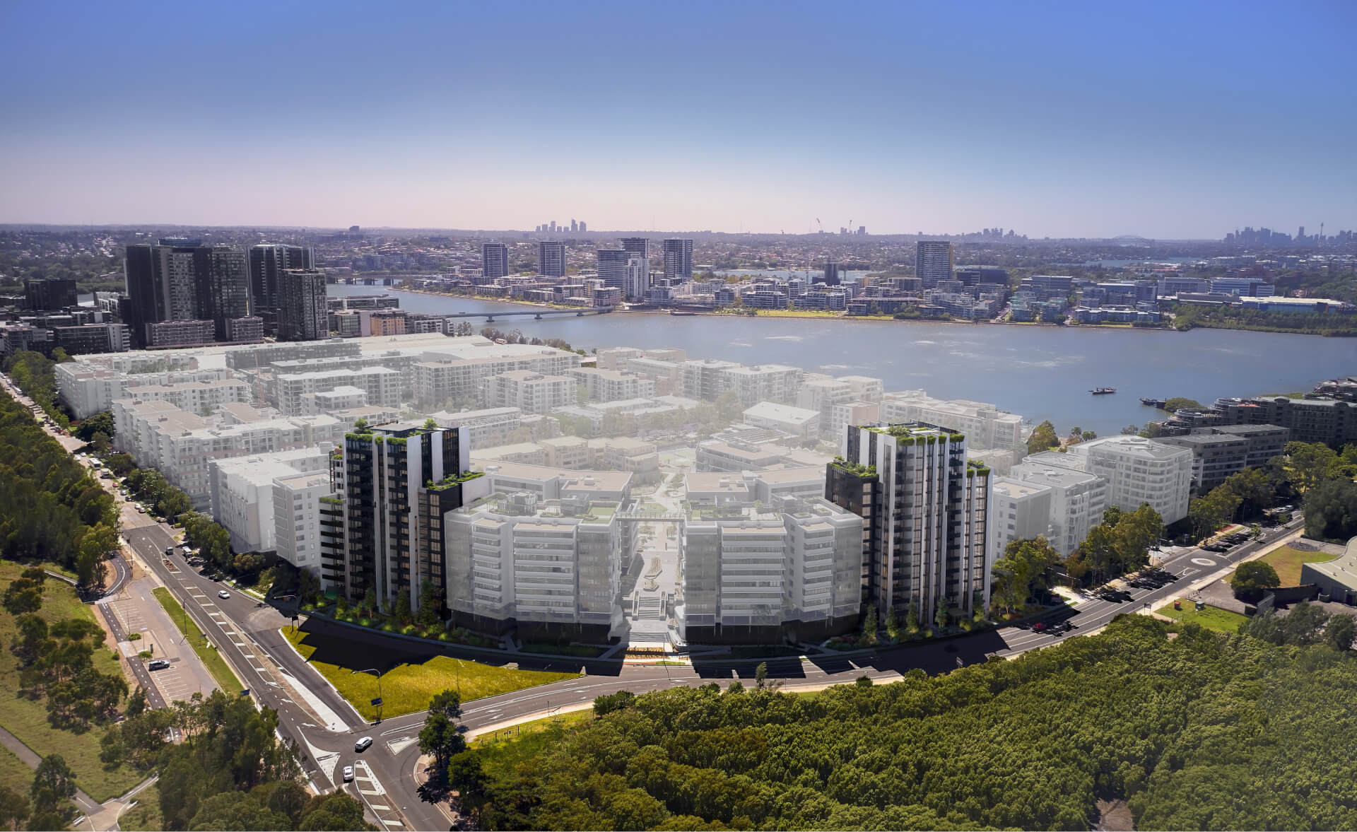 Capri & Florence, Wentworth Point — residential apartment structure by Force Form